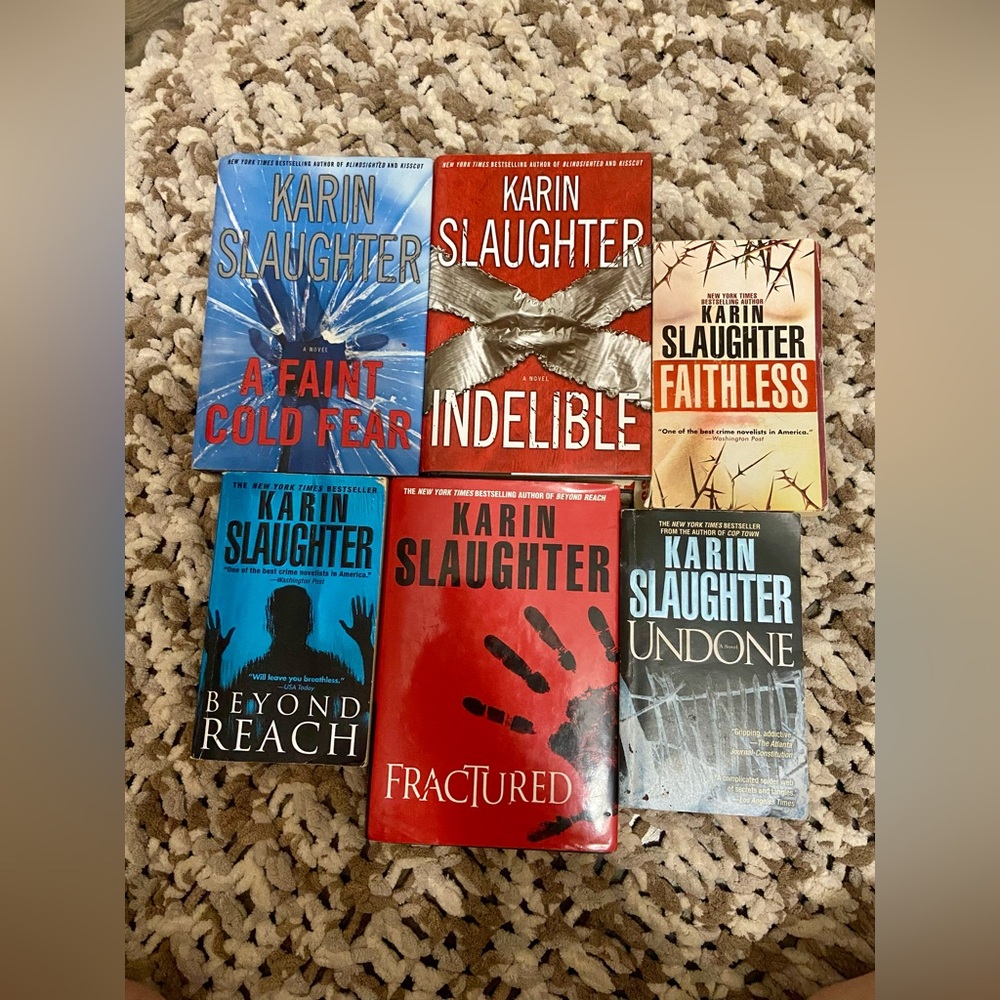 Grant County Series by Karin Slaughter Set of 6 Books 3-8